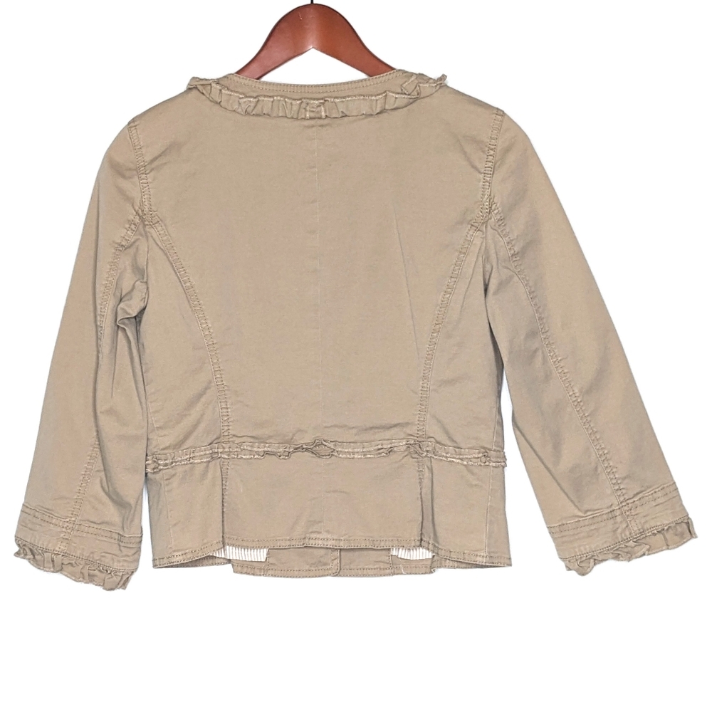 FINAL DAYS $5 LOFT Cropped Jacket with Ruffle  - CLOSET CLOSING   - Picture 3 of 8